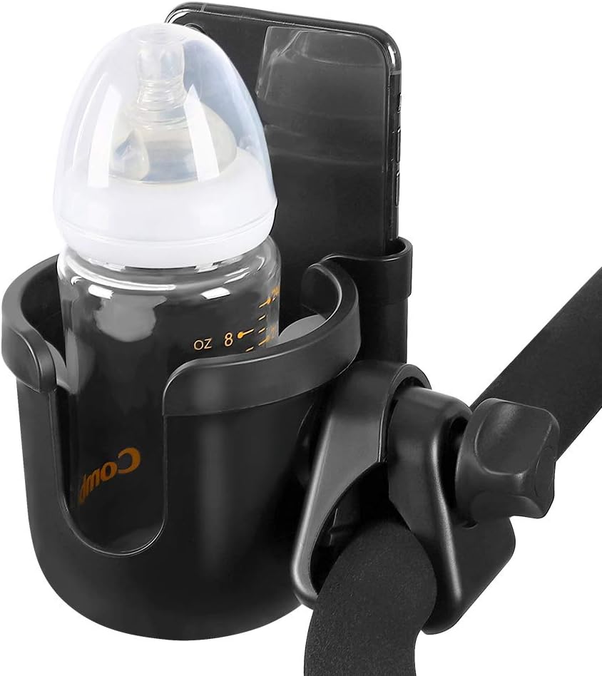 Suport Pahar și Telefon pentru Cărucior/Bicicletă/Scaun cu Roti